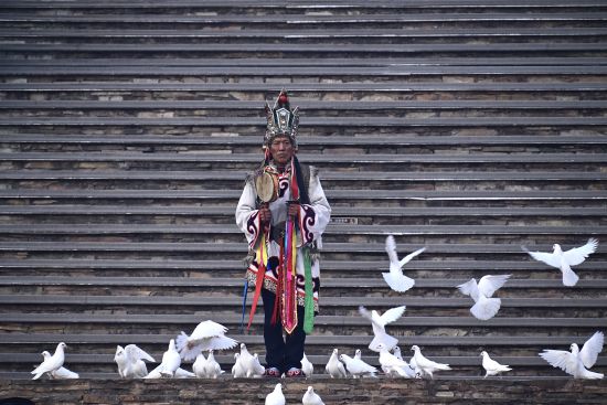 《羌鼓表演》 華俁涵/攝 《羌鼓表演》 華俁涵/攝